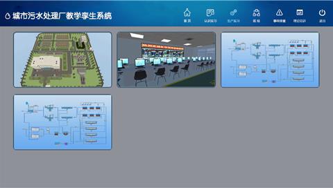 城市污水處理廠教學孿生系統